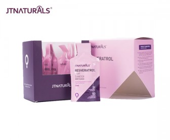 JTNATURALS 白藜芦醇口服液/口服安瓶 30毫升*14袋/盒 JTNATURALS 白藜芦醇口服液/口服安瓶 30毫升*14袋/盒